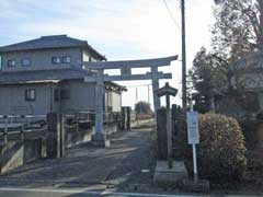 上水子氷川神社鳥居