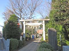 長宮氷川神社鳥居