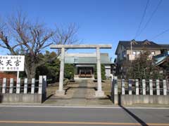 中福岡水天宮鳥居