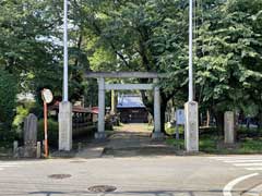 大井氷川神社鳥居