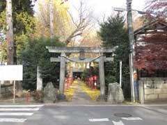 上鶴間氷川神社鳥居