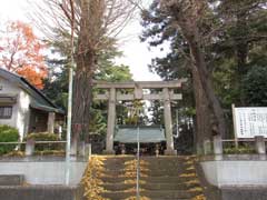 下鶴馬氷川神社鳥居