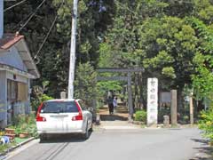 深谷富士浅間神社鳥居