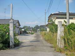 荒木常世岐姫神社参道