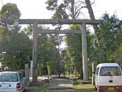 忍諏訪神社鳥居