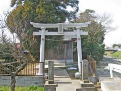 持田諏訪神社鳥居