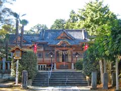 長野久伊豆神社拝殿