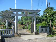 久伊豆神社大雷神社合殿一鳥居