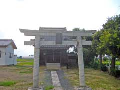 白川戸八坂神社鳥居