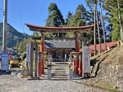 唐竹白髭神社鳥居