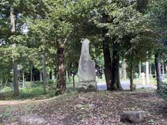 下川崎八坂神社再建記念碑