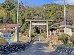 上直竹富士浅間神社鳥居