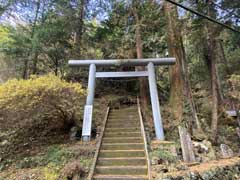 上直竹山祇神社鳥居