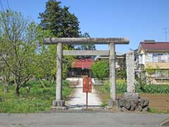 落合白髭神社鳥居