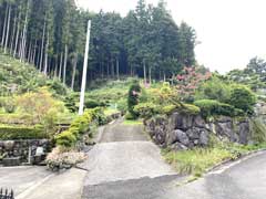 坂石町分天神社参道