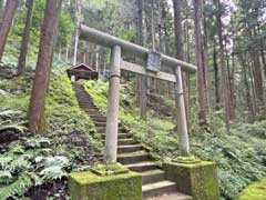 坂石町分天神社鳥居