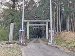 熊井毛呂神社鳥居