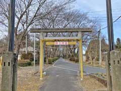 大豆戸三嶋神社鳥居