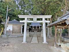 川角八幡神社鳥居