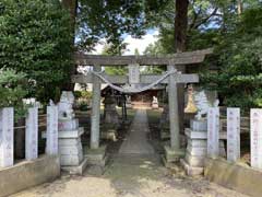 北永井稲荷神社鳥居