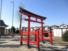 上大増新田香取神社鳥居