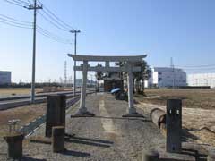 下大増新田香取神社鳥居