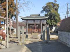 薄谷香取神社鳥居