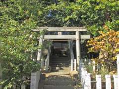 藤間諏訪神社鳥居