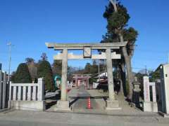 古尾谷八幡神社鳥居