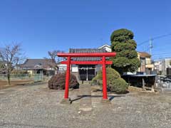 鴨田龍土権現社鳥居