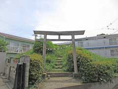 的場浅間神社鳥居