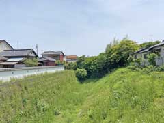 川越城中ノ門堀跡地