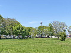 河越館跡の土塁跡