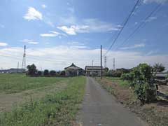 田中山観音堂参道