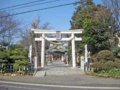 青木氷川神社鳥居