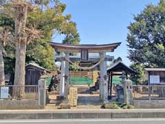 新井宿子日神社鳥居