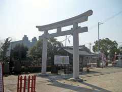 朝日氷川神社鳥居