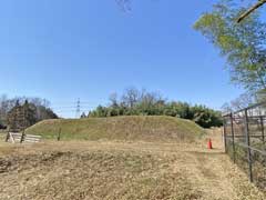 赤山陣屋址の盛り土