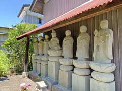 西福寺六地蔵と観音石像