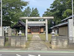 中丸氷川神社鳥居