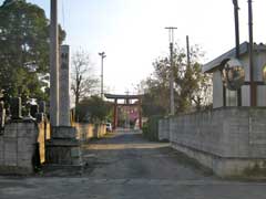 沼上北向神社鳥居