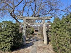 前砂氷川社鳥居