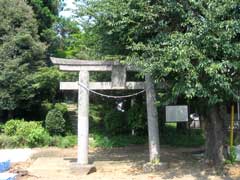 箕田氷川神社鳥居