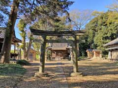 糠田氷川神社鳥居