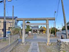 大芦氷川神社鳥居