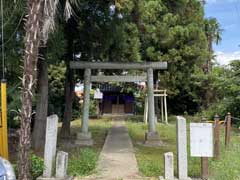 箕田神明神社鳥居