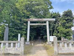 栢間神明神社一鳥居