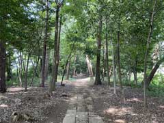 栢間神明神社参道