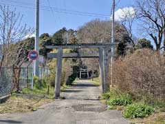 胄山神社鳥居