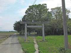 津田八幡神社鳥居